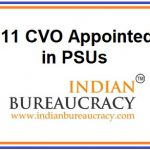 11 CVO appointed in Different PSUs