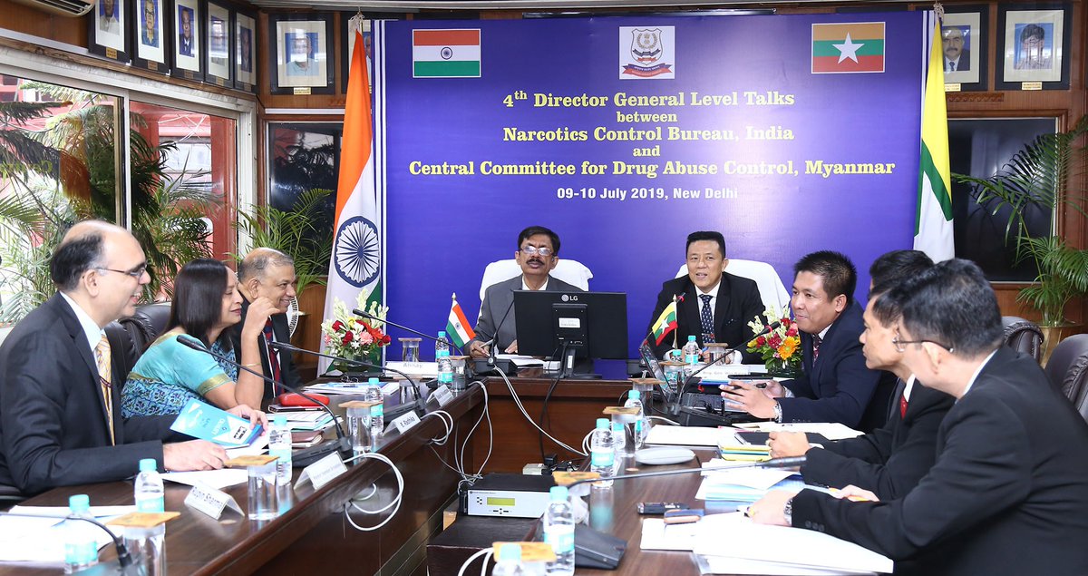 4th Director General Level Talks held between NCB, India and CCDAC, Myanmar4th Director General Level Talks held between NCB, India and CCDAC, Myanmar