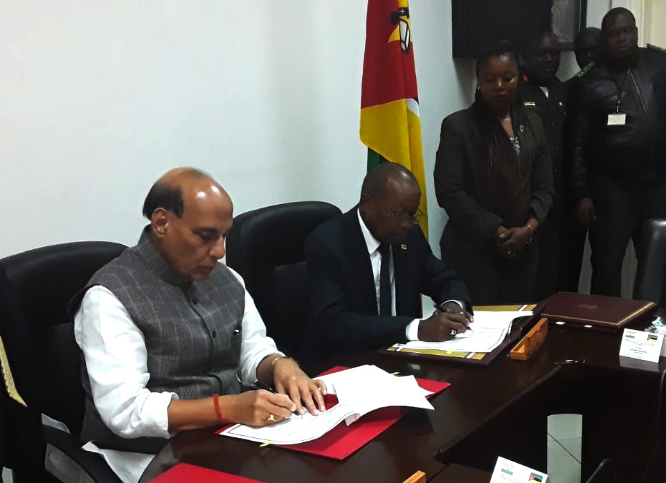 India and Mozambique Sign Two MoUs to Further Strengthen Defence