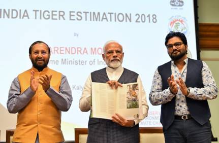 PM releases results of 4th cycle of All India TigPM releases results of 4th cycle of All India Tiger Estimationer Estimation