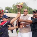 Raksha Mantri Lights Victory Flame to Mark 20 Years of Kargil War
