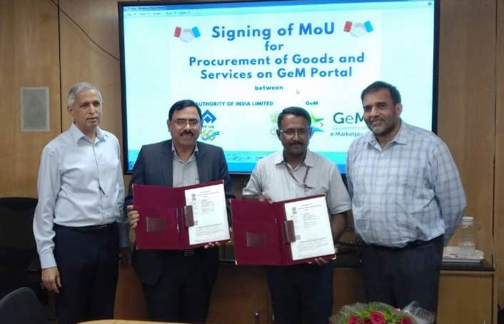SAIL becomes first CPSE to enter into MoU with GeM