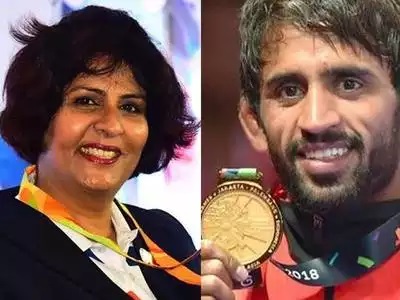 Bajrang Punia and Deepa Malik Rajiv Gandhi Khel Ratna Award