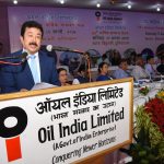 CMD, OIL Utpal Bora addressing during OIL's 60th AGM