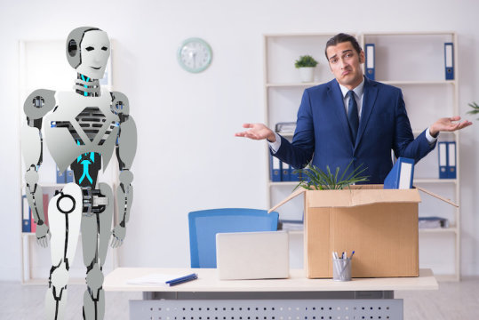 Employees less upset at being replaced by robots