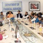 Finance Minister meets Bankers and reviews the Bank performance