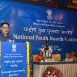 Kiren Rijiju confers the National Youth Awards