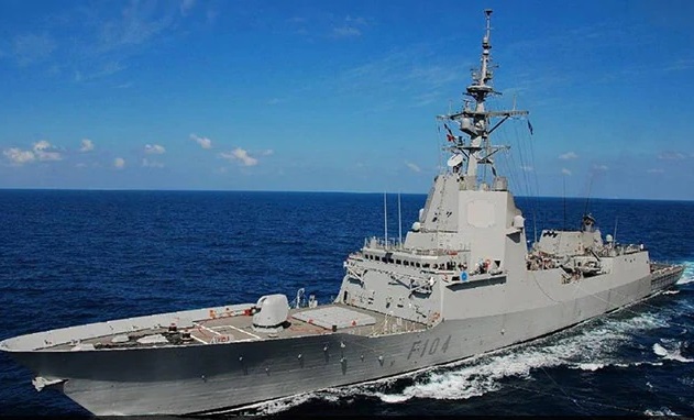 Spanish Navy Ship Mendez Nunez on visit to Goa