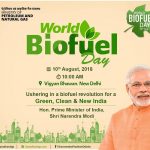 World Biofuel Day to be observed today
