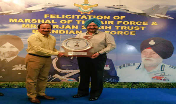 IAF felicitates Marshal of the Air Force & Mrs Arjan Singh Trust