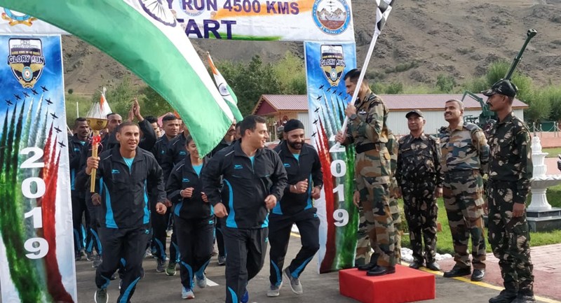 Kargil to Kohima (K2K) Ultra Marathon - “Glory Run” Flagged off from KARGIL