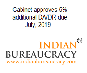Cabinet approves 5% additional DA/DR due July, 2019