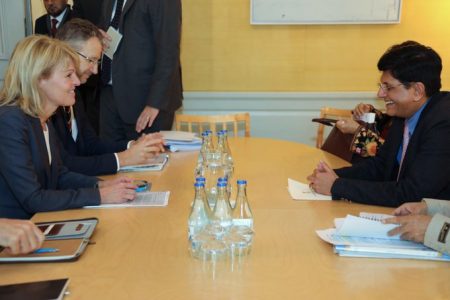 Commerce and Industry Minister visits Stockholm to attend 19th Indo-Swedish Joint Commission