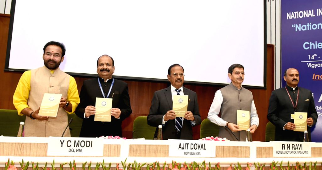 G Kishan Reddy addresses the National Conference of Chiefs