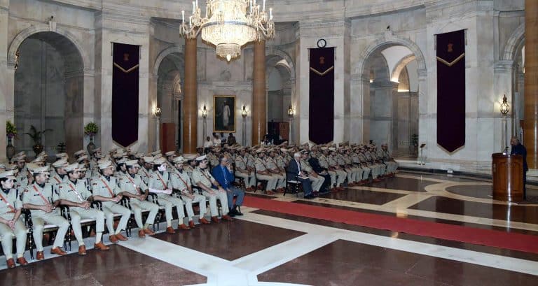 IPS Officer Trainees of 2018 Batch call on the President
