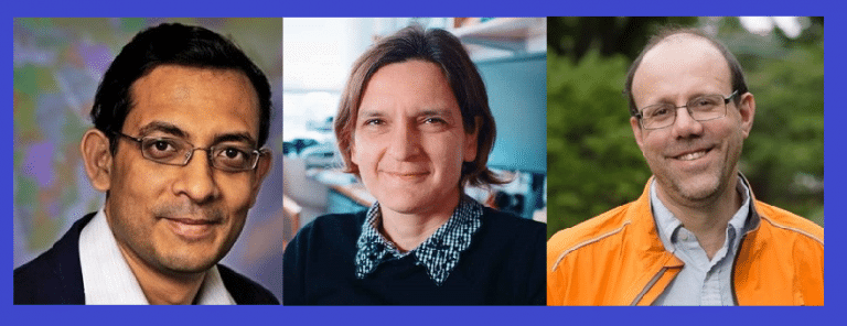 Indian-American Abhijit Banerjee, Esther Duflo & Michael Kremer