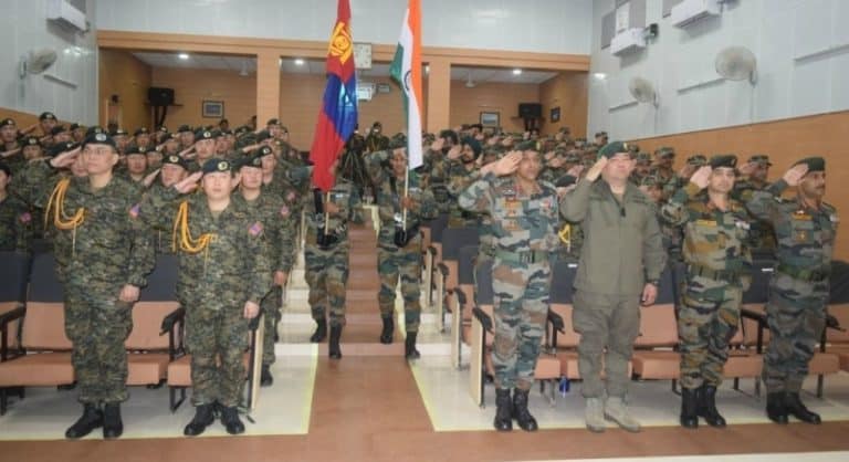 Indo-Mongolian Joint Exercise Nomadic Elephant 2019
