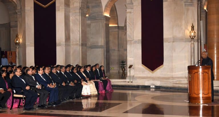 Probationers of IRS (C&CE) 69th batch call on the President