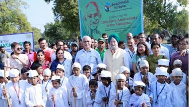 WAPCOS Cleanliness Drive to commemorate 150th Birth Anni