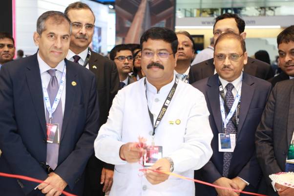 Dharmendra Pradhan inaugurates the India Pavilion at the ADIPEC