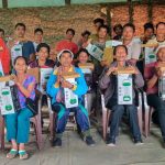 Distribution of Solar Lantern at Village Mongbung by Indian Army