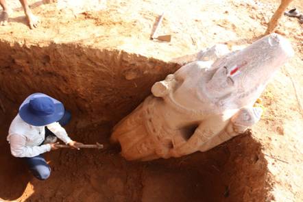 Excavation by Archaeological Survey of India in Gottiprolu, Andhra Pradesh