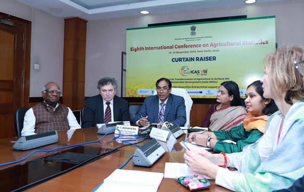 India to host the 8th International Conference on Agricultural Statistics