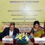WCD Ministry MoU with Ministry of Food Processing Industries