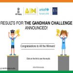 Winners of the Gandhian Challenge announced; 30 children awarded