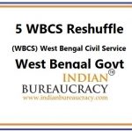 5 WBCS transfer in West Bengal Govt