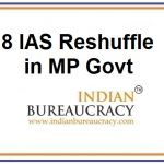 8 IAS Transfer in MP Govt