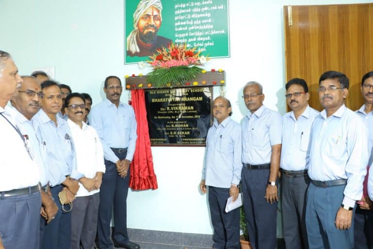Bharathiyar Auditorium Inaugurated in NLC Higher Secondary School