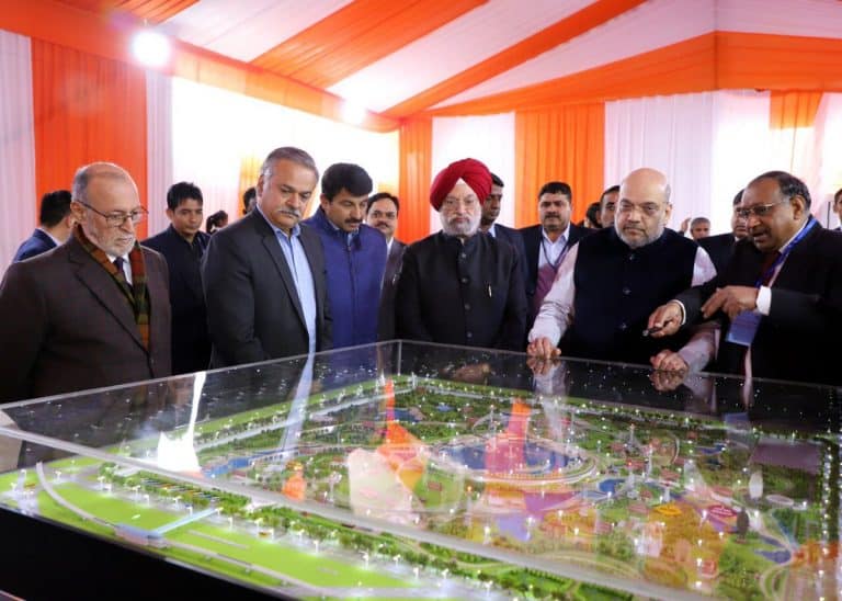 Home Minister lays Foundation Stone of Bharat Vandana Park