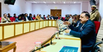 MoS DoNER Dr Jitendra Singh interacts with North Eastern students