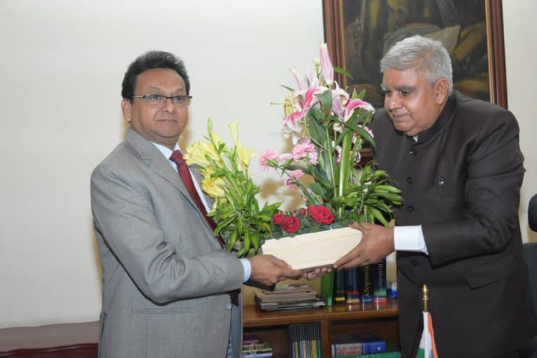 OFB Chairman called on His Excellency, the Governor of West Bengal