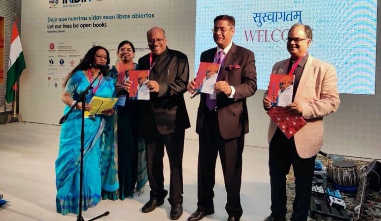 Sanjay Dhotre inaugurates the India Pavilion at International Book Fair in Mexico