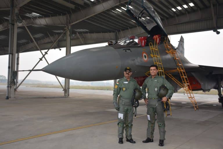 Vijayender Pal Singh Badnore Governor of Punjab to Air Force Station Halwara