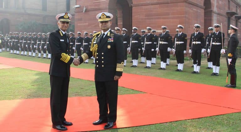 Visit of Admiral Aurangzeb Chowdhury, Chief of Naval Staff, Bangladesh Navy