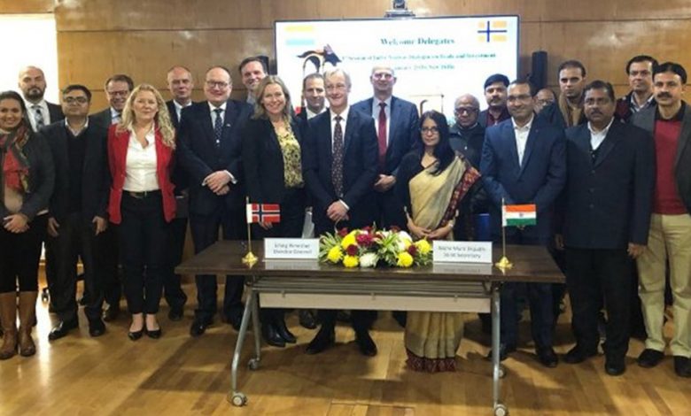 1ST Session of India-Norway Dialogue on Trade & Investment Held in New Delhi