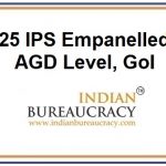 25 IPS Emapnelled ADG level at GoI
