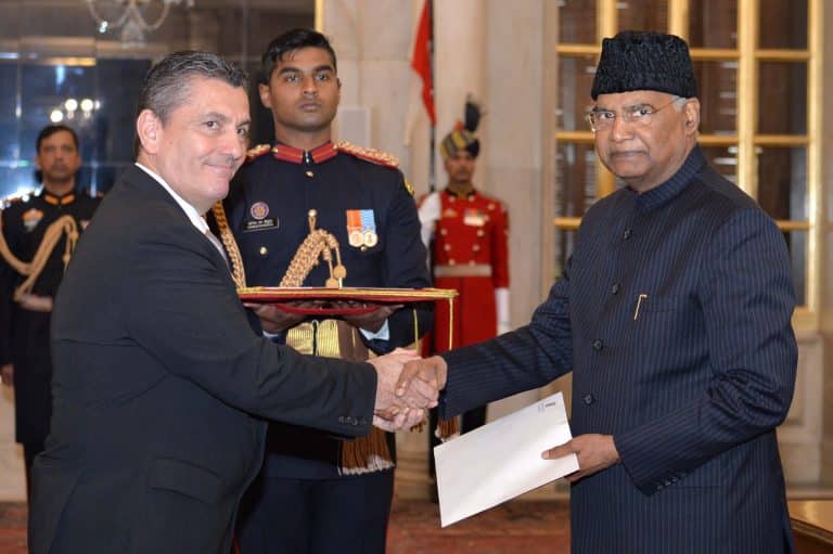 Envoys of 3 Nations present their Credentials to President of India