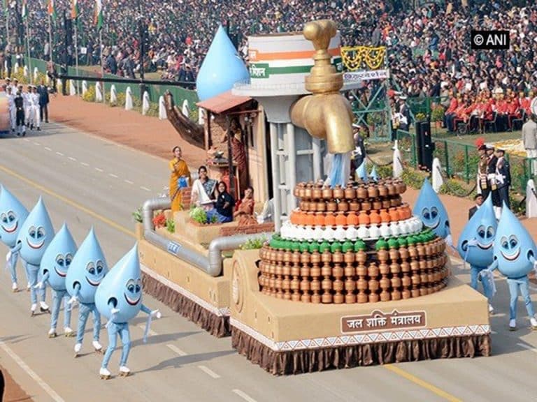 Jal Jeevan Mission tableau awarded as the best tableau in Republic Day Parade 2020