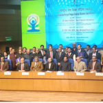 Prakash Javadekar confers 1st Antarrashtriya Yoga Diwas Media Samman
