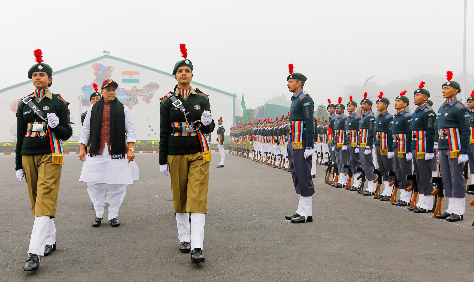 Raksha Mantri visits NCC Republic Day Camp 2020