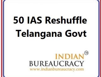 50 IAS Transfers in Telangana Govt