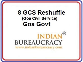 8 GCS Transfers in Goa Govt