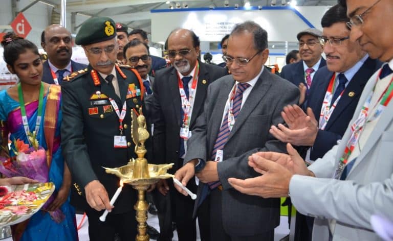 COAS inaugurating BEML Pavilion