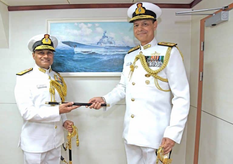 Change of Command of Western Fleet