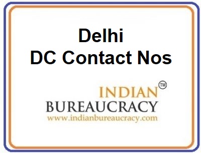 Delhi DC Contact Nos