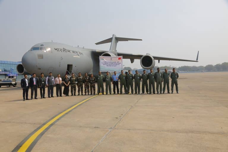 Goodwill Flight with Emergency Medical Assistance from India